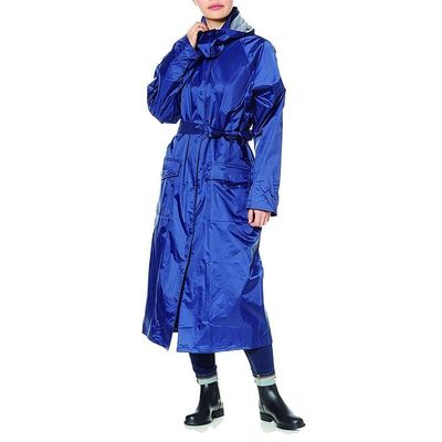 Reappliable Women'S Full Length Waterproof Raincoat With Hood SGS