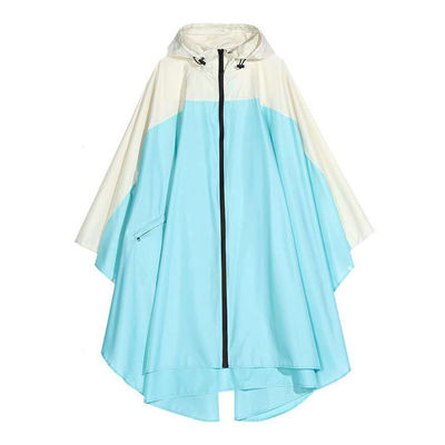 SGS Approved Polyester Raincoat , Heavy Duty Rain Poncho Multipattern