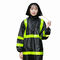BSCI Approved High Vis Rain Coat , 110*65cm pU rain coat OEM Available
