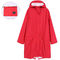 PU Womens Waterproof Coats With Hoods poncho 0.5mm Thickness