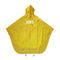 Polyester Custom Waterproof Yellow Women Bicycle Rain Poncho
