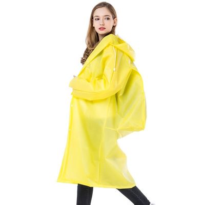 Unisex Rains Transparent Hooded Coat Lightweight Opp Bag Packed