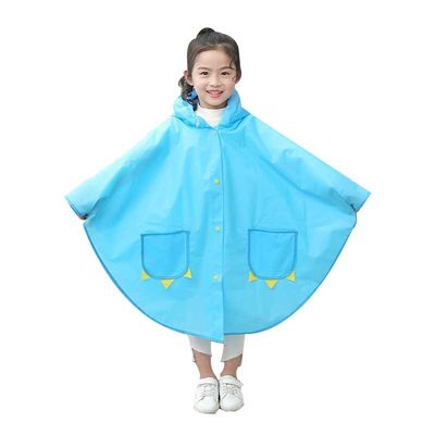BSCI Rain Ponchos For Kids Multioccasion OPP Packed Single Wear