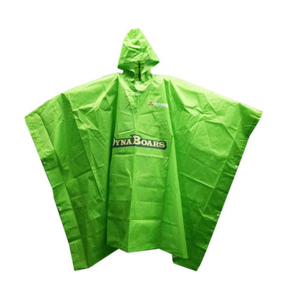 Outdoors Waterproof Bicycle Reusable Hooded Rain Poncho For Adult