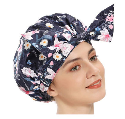 0.15mm Thickness Breathable Shower Cap , SGS Eco Friendly Shower Cap