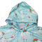 75*56cm Waterproof Kids Raincoat , PEVA kids long waterproof coat