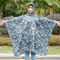 BSCI Polyester Raincoat , 100*130cm camouflage rain poncho Water resistant