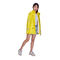 SGS Approved Yellow Waterproof Raincoat Jacket Opp Bag Packed
