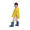 OEM Polyester Raincoat , Clear Childrens Yellow Raincoat 500*800mm