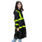 High Visibility Adults Rain Coats Reusable 0.12mm Thickness PVC Material