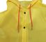 Yellow EVA Lightweight Raincoat Windproof Multistyle ODM Available