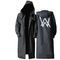 SGS EVA Lightweight Raincoat , 0.10-0.25mm Mens Long Raincoat With Hood