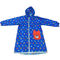 SGS Approved Lined Kids Raincoat Zipper With Polyester Reflective Material