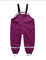 PU Kids Waterproof Over Trousers Pants 0.15 Mm Thickness Multicolor Rainproof
