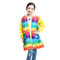 Rainbow Pattern Lined Kids Raincoat For Unisex SGS Approved Multisize