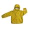 PU Fabric Boys Lightweight Waterproof Coat 0.32mm Thickness With Nylon Zipper