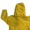 PU Fabric Boys Lightweight Waterproof Coat 0.32mm Thickness With Nylon Zipper