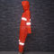 BSCI Adults Rain Coats , PVC Hi Vis Long Raincoat 1200mm width Orange