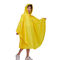 Custom Print Reflective Rain Poncho Yellow Waterproof Adult Raincoat