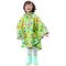 Multiapplication Lined Kids Raincoat , PVC Polyester Childs Rain Poncho