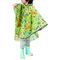 Multiapplication Lined Kids Raincoat , PVC Polyester Childs Rain Poncho