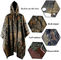 Factory Direct Light Tear-Proof Adult Nylon Rain Coat Military Camouflage Poncho