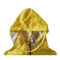 Polyester Custom Waterproof Yellow Women Bicycle Rain Poncho