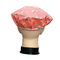 Reusable Shower Cap For Kids Single Layer 0.13mm Thickness Pink
