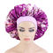 SGS Satin Sleep Bonnet , Double Layer Custom sleep hair Silk Satin Bonnets with Logo